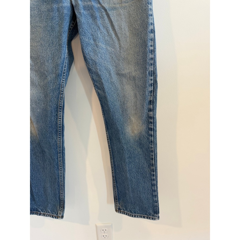 Vintage 90s Levis 505 Orange Tab Jeans Mens 34x31 Made in USA Straight Leg Denim - Picture 3 of 13